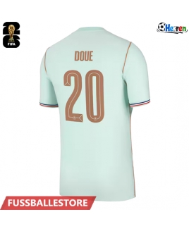Günstige Frankreich Desire Doue #20 Auswärtstrikot WM 2026 Kurzarm